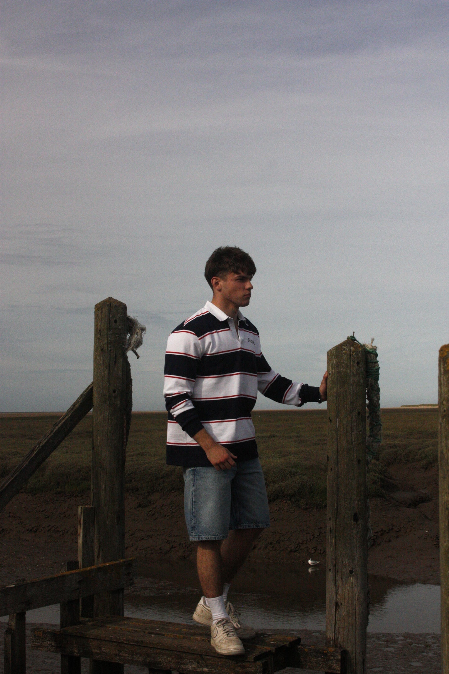 Harbour Navy Rugby Shirt