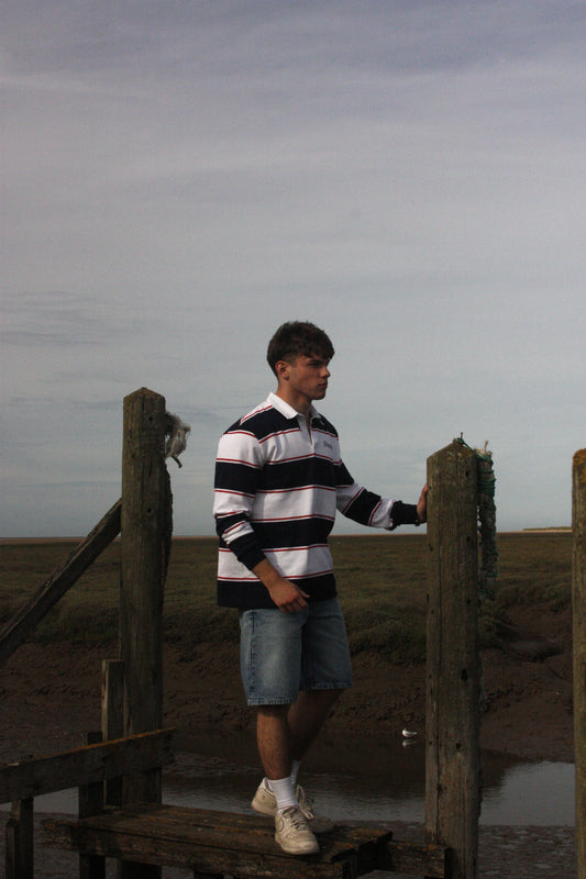 Harbour Navy Rugby Shirt