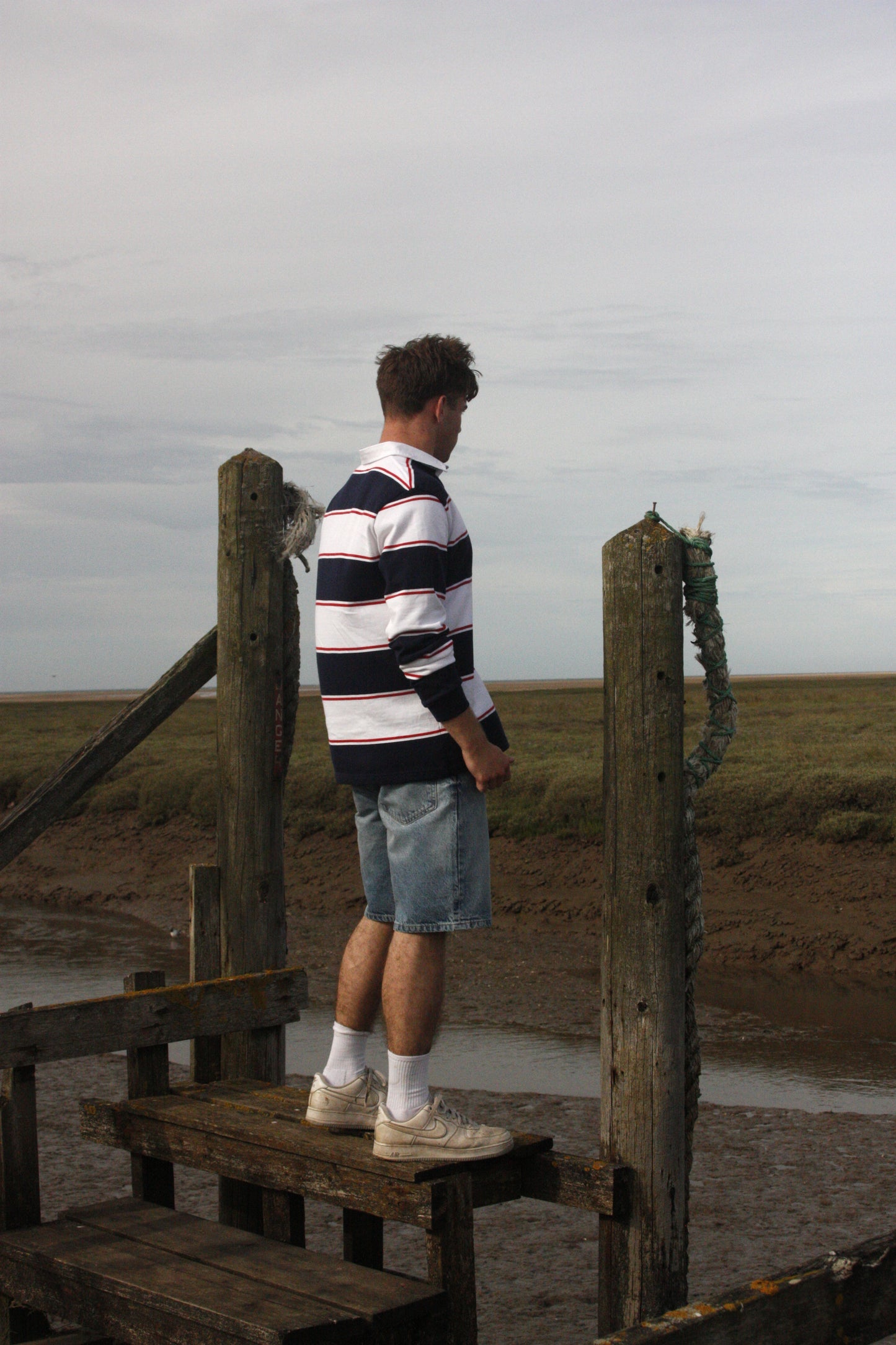 Harbour Navy Rugby Shirt