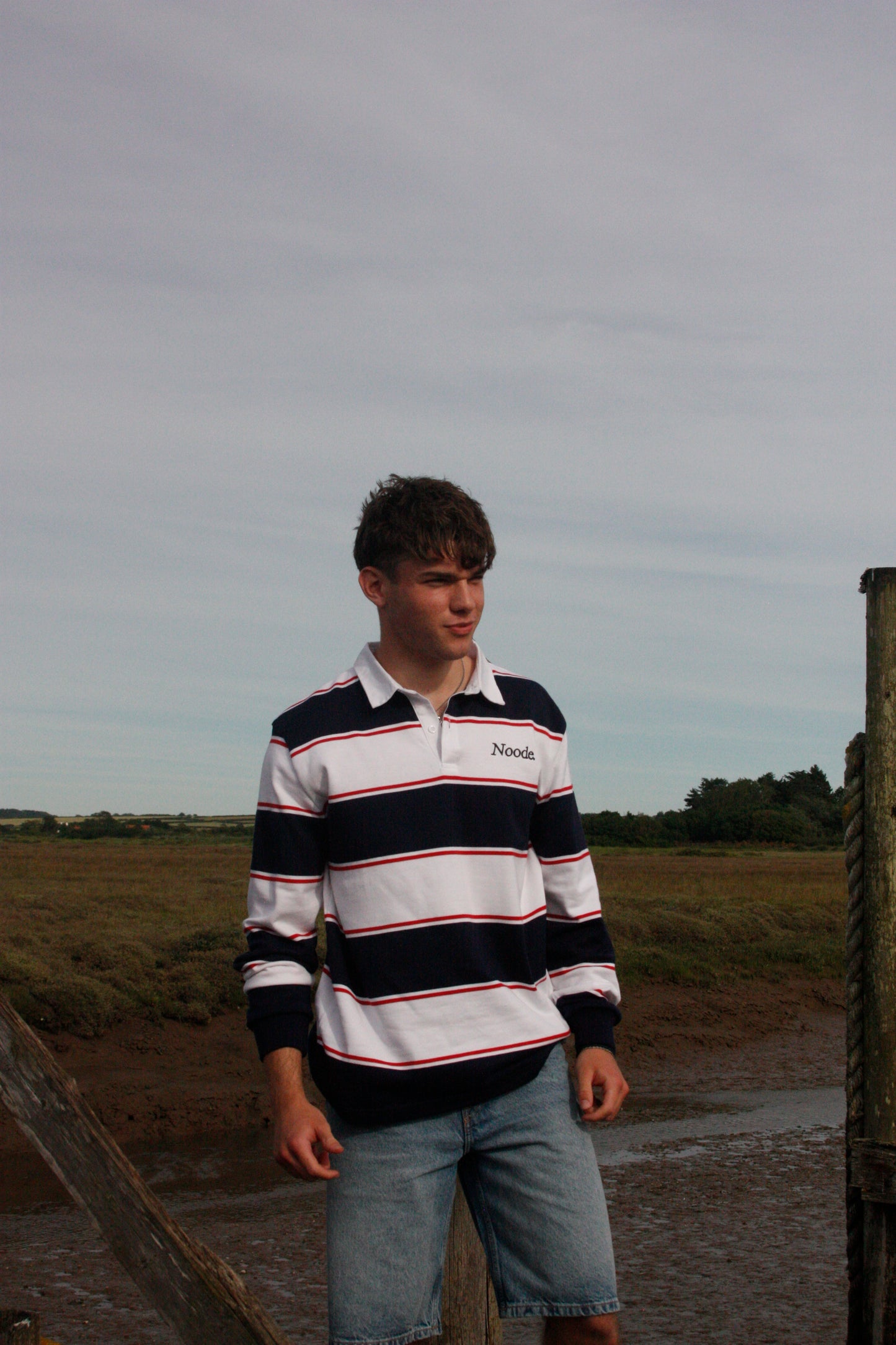 Harbour Navy Rugby Shirt