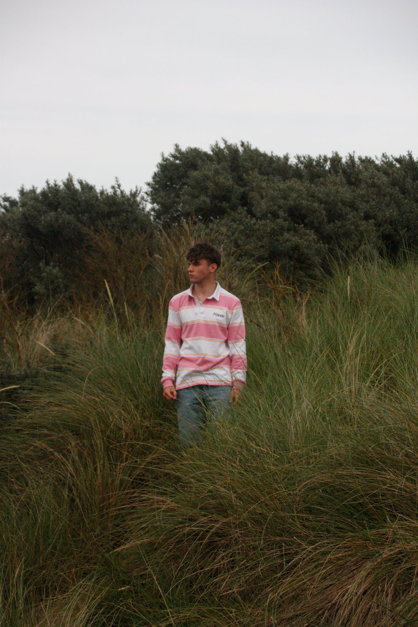 Sunset Pink Rugby Shirt