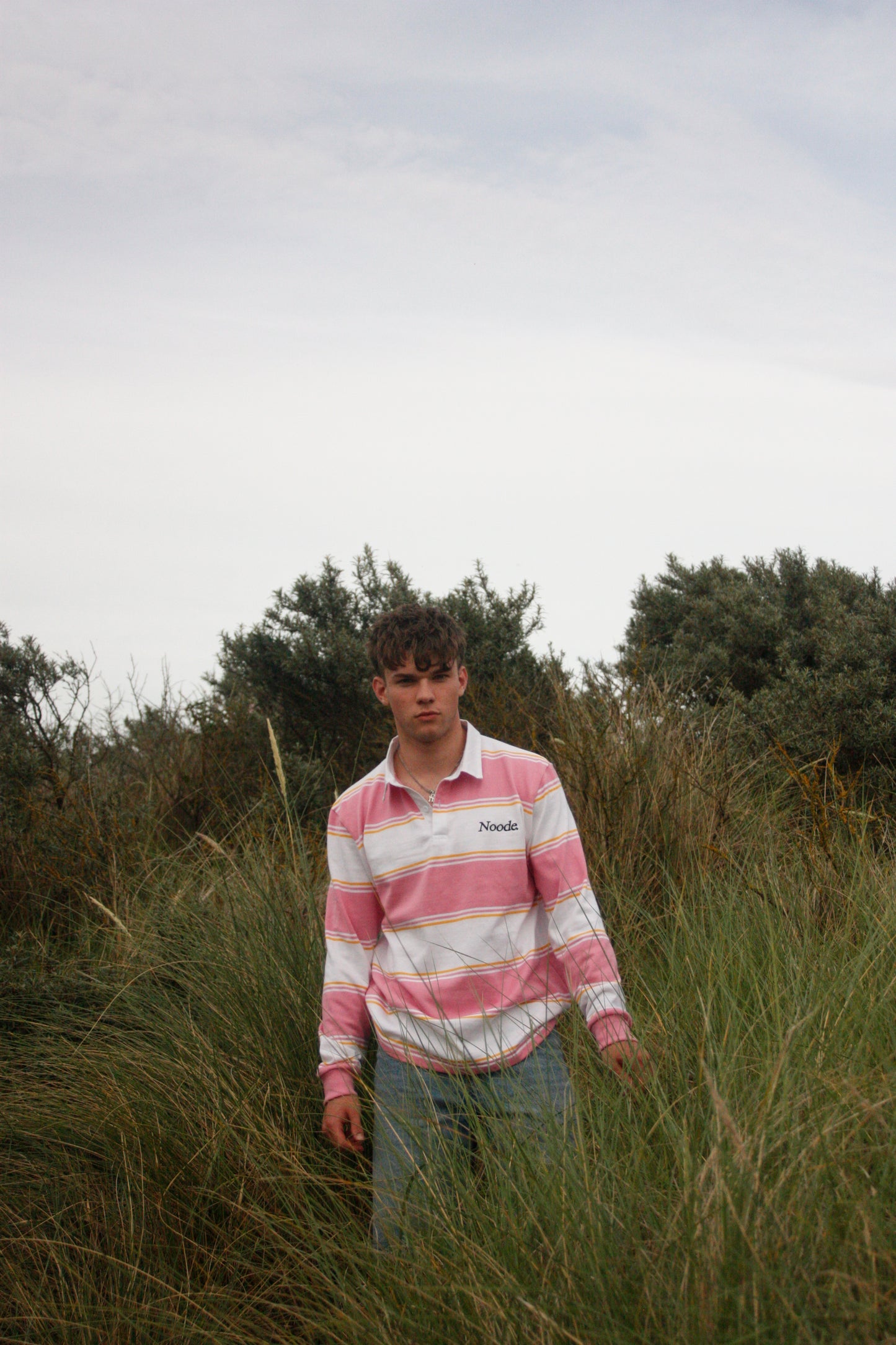 Sunset Pink Rugby Shirt