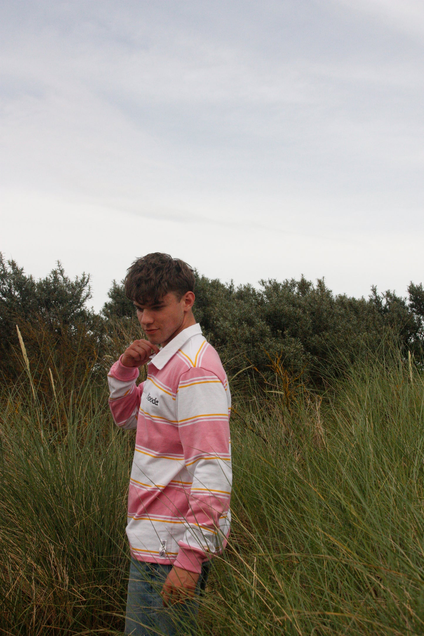 Sunset Pink Rugby Shirt